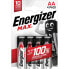 Фото #2 товара Батарейки Energizer LR6 1,5 V (4 штук)