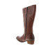 Фото #11 товара Roan by Bed Stu Ellia F858034 Womens Brown Leather Zipper Knee High Boots