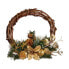 Фото #1 товара Рождественский венок 30,48 cm Деревянный Коричневый Зеленый Пластик