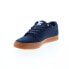 Фото #4 товара DC Anvil 303190-NGM Mens Blue Suede Lace Up Skate Inspired Sneakers Shoes