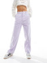 Obey twill carpenter trousers in lilac Сиреневый, W26 - фото #1