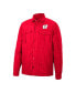 Фото #3 товара Men's Red Wisconsin Badgers Detonate Quilted Full-Snap Jacket