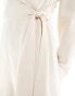 Фото #6 товара Pretty Lavish tailored jumpsuit in cream