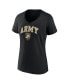 Фото #3 товара Women's Black Army Black Knights Evergreen Campus V-Neck T-shirt