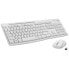 Фото #1 товара Клавиатура и мышь Logitech MK295 Silent Wireless Combo Белый Qwerty US