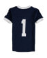 ფოტო #3 პროდუქტის Preschool Boys and Girls Navy Penn State Nittany Lions Football Pajama Set