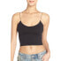 Фото #1 товара Топ женский Free People 296214 Brami Skinny Strap Crop, черный, размер XS/S