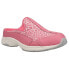 Фото #2 товара Easy Spirit Traveltime Leopard Mule Womens Pink Sneakers Casual Shoes TRAVELTIM