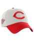 Фото #1 товара Men's Gray/Red Cincinnati Reds Sure Shot Classic Franchise Fitted Hat