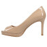 CL by Laundry Mild Platform Peep Toe Pumps Womens Beige Dress Casual MILD-701