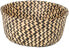 Фото #4 товара Simple Life Seagrass Belly Basket With Handles Foldable Woven Black Natural