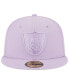 Фото #3 товара Men's Lavender Las Vegas Raiders Color Pack Brights 59FIFTY Fitted Hat