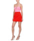 ფოტო #3 პროდუქტის Women's Colorblock Strapless Bodycon Mini Dress