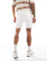 Фото #4 товара DTT stretch slim fit denim shorts in white