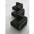 Фото #4 товара Hercules Imagination Series Contemporary Black Leather Left Corner Chair With Encasing Frame