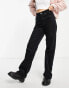 Dr Denim Echo co-ord sky high wide leg jeans in black cord