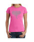 ფოტო #2 პროდუქტის Women's Word Art T-Shirt - Elephant Tusks