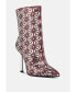 Фото #3 товара precious mirror embellished high ankle boots