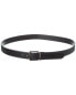 Фото #3 товара Emporio Armani Leather Belt Men's Black Os