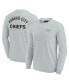 Фото #2 товара Men's and Women's Gray Kansas City Chiefs Super Soft Long Sleeve T-shirt