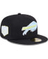 Фото #1 товара Men's Black Buffalo Bills Multi 59FIFTY Fitted Hat