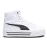 Puma Kaia 2.0 High Top Platform Womens White Sneakers Casual Shoes 39232501