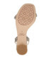 ფოტო #5 პროდუქტის Women's Gem Wavy Ornament Block Heel Evening Sandals