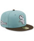 Фото #5 товара Men's Light Blue, Brown Chicago White Sox 2005 World Series Beach Kiss 59FIFTY Fitted Hat
