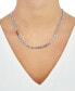 Фото #2 товара Flat Curb Link 18" Chain Necklace in 18k Gold-Plated Sterling Silver