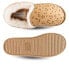 Jessica Simpson Women's Leopard Embossed Slip-On Plush Slipper - Tan/Small