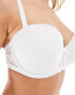 Ivory Rose Fuller Bust Bridal Milan DD-G mesh balconette bra in white