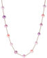 ფოტო #1 პროდუქტის EFFY® Multicolor Cultured Freshwater Pearl (5-1/2mm) 18" Collar Necklace in 14k Rose Gold