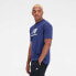 Фото #3 товара NEW BALANCE Essentials Stacked Logo Cotton Short Sleeve T-Shirt