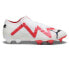 Фото #1 товара Puma Future Ultimate Low Firm GroundArtificial Ground Soccer Cleats Mens Red, Wh