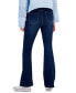 Juniors' High-Rise Belted Flare-Leg Jeans