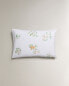 Fruit print pillowcase