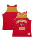 Фото #1 товара Men's Scarlet, Gold San Francisco 49ers Heritage Colorblock Tank Top