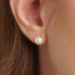 Beautiful steel earrings with pearls Chant BAH91