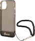 Guess Etui Guess GUHCP14SHGCOHK Apple iPhone 14 czarny/black hardcase Translucent Pearl Strap