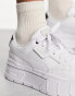 Фото #6 товара Puma Mayze Stack trainers in white