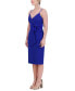 Women's Bow-Trim Midi Dress