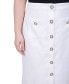 ფოტო #4 პროდუქტის Petite Slim Tweed Double Knit Pencil Skirt with Pockets