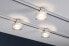 PAULMANN 955.02 - Rail lighting spot - 1 bulb(s) - LED - 2700 K - 400 lm - Chrome - Transparent - White