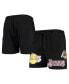 Фото #1 товара Men's Black Los Angeles Lakers Mesh Capsule Shorts