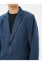 Фото #9 товара Blazer Ceket Düğmeli Cep Detaylı Viskon Karışımlı