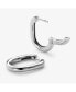 ფოტო #3 პროდუქტის Silver Hoop Earrings - Rox Small Silver