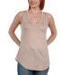 Фото #1 товара V-Neck Tunic Tank Top with Round Hemline