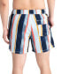 Men's Oh Buoy 2N1 Striped Volley 5" Swim Shorts