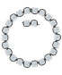 Фото #1 товара Swarovski silver-Tone Crystal Floating Stones Choker Necklace, 14" + 2" extender