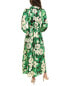 Anne Klein Tie Waist Midi Faux Wrap Dress Women's